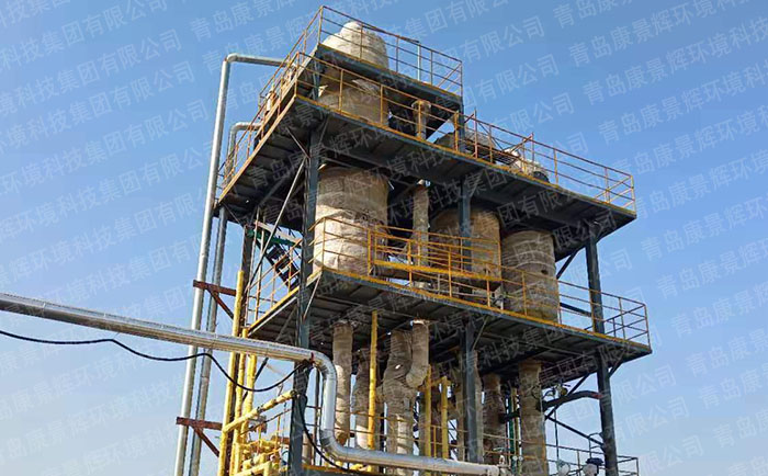 印染廢水處理項目三效（xiào）蒸發（fā）器