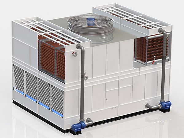 閉式複合流（雙進風）冷卻塔