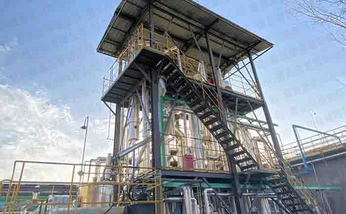 危（wēi）廢廠廢（fèi）水處理蒸發結晶器