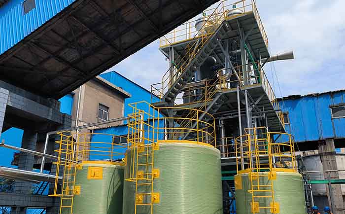 含COD高鹽焦化廢水蒸發（fā）結晶分鹽